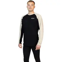 Liiteguard Merino Hybrid Longsleeve, Herre, Black/Sand