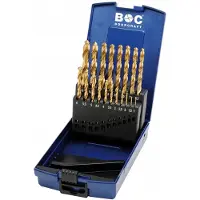 Bohrcraft Din 338 N Hss-tin Metallbor 19 Stykker