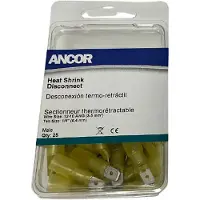 Ancor Krympestrømpe Hannkontakt 12-10 Awg 2 3-5 Mm 25 Enheter