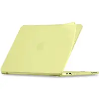 Tech-Protect Softshell-etui til MacBook Neo 13 2026 – matt gul