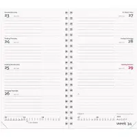 Mayland Week Planner International tværformat REFILL 2027