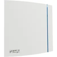 THERMEX Baderomsvifte Silent 100 CZRH Design Scandic - med timer og hydrostat - 100 mm.