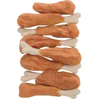 Flamingo Hapki Kylling-og Kalsiumbein Hundesnacks 400g