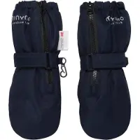 Minymo Votter m. Fleece/Glidelås - Dark Sapphire - - 6-12 md - Votter
