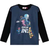 Lego Wear LEGO Fortnite Genser - LWTaj 707 - Mørkeblå m. Trykk - - 4 år (104) - Genser