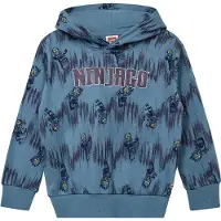 Lego Wear LEGO Ninjago Hettegenser - LWSian 713 - Blå - - 6 år (116) - Hettegenser