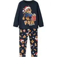 Name it Pysjamas - 2 Deler - NMMSLAO - Navy Blazer - - 4 år (104) - 2-delt nattøy