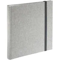 Hama Tessuto Jumbo Album 30x30 cm 60 White Pages - Grey