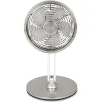 Unold 86705 Akku-Tischventilator STEEL FLEX, Kromfarget, 14 cm, 1 vifter, 12 timer, 4 W, 5 timer