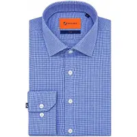 Suitable Skjorte Twill Royal Blå Størrelse