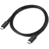 Lenovo 4X91U94412 Thunderbolt 4 USB-C til USB-C-kabel, 1 m, 40 Gbit/s, svart
