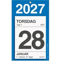 Mayland Kontorafrivningskalender m/bagsidetekst 2027