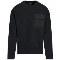 BOSS for man. 50565038 We Urban black sweatshirt (L), Casual, Cotton