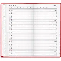 Mayland Index Planner månedskalender rød vinyl 2027