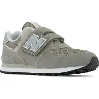 New Balance unisex for kids. PV574V1 Leather Sneakers 574 Core Hook & Loop green (29), Flat, Velcro, Casual, children's fashion