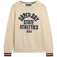 Superdry Slouchy Intarsia Graphic Genser