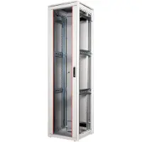 Roline 26.21.0068, Frittstående hylle, 47U, 600 kg, Rack skinner, Justerbare bein, 81,3 kg