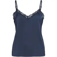 Vila Vienna Blonde Topp Med Stropper