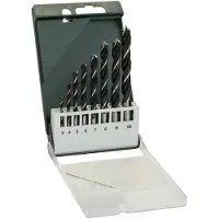 Bosch tre-spiralbor-sett 8 deler 3 mm-10 mm, sylinderskaft 1 sett 2609255215