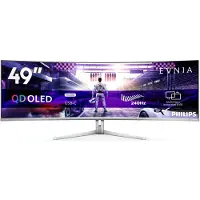 Philips Evnia 8000 49M2C8900/00 skjerm 48.9 QD-OLED 240 Hz, hvit