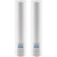 Vevor vannfilterpatron for hele huset, 4,5"x20" (11x51 cm) polypropylensedimentfilter for 3-trinns vannfiltreringssystem for hele hjemmet, reduserer sand, rust, klor, smak, lukt