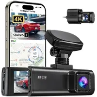 Redtiger F7N Pro WiFi 4K + 1080p bilkamera