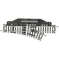Fleischmann skinne 22251 (uten ballast) spor, elektrisk, høyre, 104,2 mm 24°, 194,6 mm