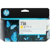 HP 738 - 130 ml - gul - original - DesignJet - blekkpatron - for DesignJet T950, XT950