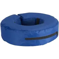 Kruuse BUSTER Oppblåsbar krage, M, nylon, blå