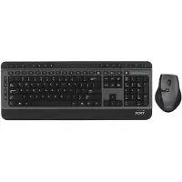 Port Designs PORT Connect SILENT PACK 2 IN 1 - Tastatur & Mussett - Engelsk (USA) - Grå