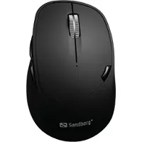 Sandberg Wireless Mouse Pro Recharge - Mus - Optisk - 6 knapper - Svart