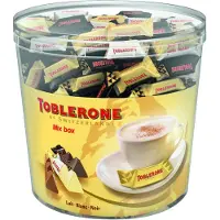 Toblerone Chokolade Tiny Mix Box 904g Mælk/Hvid/Mørk Ca. 113 stk,904 g/sp