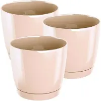 Wellhome Coubi Round P Blomsterpotte 12x12x11cm 3 Enheter