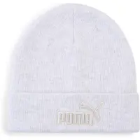 Puma Essentials Elevated Heather Mid Crown Beanie, Accessories, White Glow/Heather, OSFA