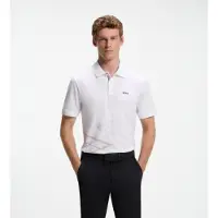 BOSS for man. 50570015 White Rank 3 polo shirt (3XL), Casual, Cotton, Short sleeve