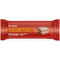Bodylab 12 x Protein Bar Hindbærsnitte, 55 g - Outlet