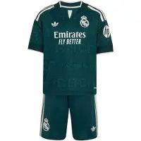 Adidas Real Madrid 26/27 Mini Borte Kortermet Junior-sett