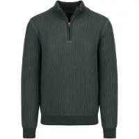 Suitable Bico Halv Zip Genser Grønn ørkegrønn Størrelse