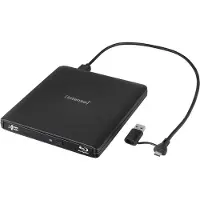 Intenso EOD 500BD Slim Blu-ray-brenner 6x BD-RE USB 3.2 Gen 1x1, svart