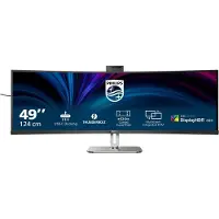 Philips 49B2U6903CH - 6000 Series - LED-skjerm - kurvet - 49" (48.8" synlig) - 5120 x 1440 SuperWide @ 100 Hz - VA - 500 cd/m² - 3000:1 - DisplayHD...