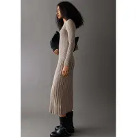 Pepe Jeans for woman. PL9537914 Anna beige dress (L), Casual, Cotton, Long sleeve