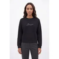 BOSS for woman. 50571478 Black Ever sweatshirt (L), Casual, Cotton