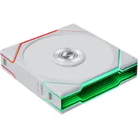 Lian Li UNI FAN TL FLEX 120 - Kabinettvifte - 120mm - Hvit med RGB-lys - 33 dBA