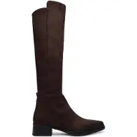 Michael Kors for woman. 40F6LXMB1S Lex chocolate boots (37), Brown, Fabric, Flat, None, Casual