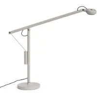 HAY LED-skrivebordslampe Fifty-Fifty, grå, 45 cm, dimbar