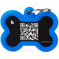 My Family Hushtag Plus Qr Code Bone Kjæledyrmerke