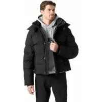 Helly Hansen for man. 54603 Saxon Peak black padded jacket (L), Casual, Polyester