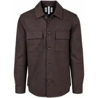 Profuomo Peached Overshirt Dark Green Grønn Mørkegrønn Størrelse