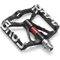 RockBros sett med sykkelpedaler 37213071001 i aluminiumslegering - svarte