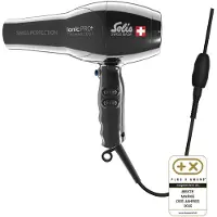 Solis Swiss Perfection 360 ionic Pro Type 440 hårføner, svart